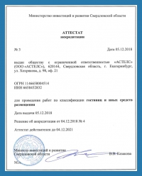 Классификации гостиниц в России в 2021 году в Сургуте